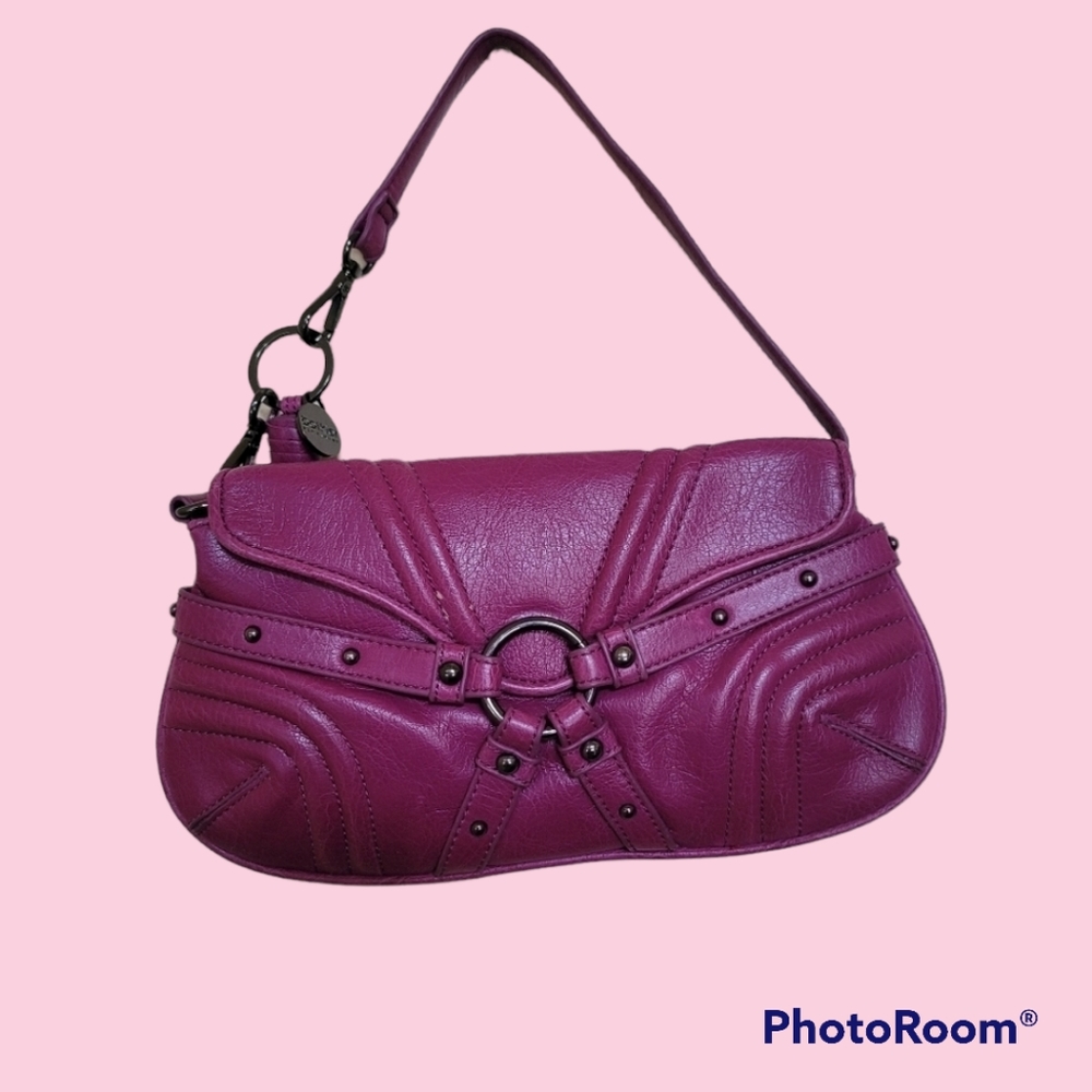 BOTKIER PINK/PURPLE PURSE WITH TASSLE AND TAG EMBELLISHMENTS 💖. NEW without tag - Picture 3 of 12